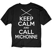 The Walking Dead Keep Calm and Call Michonne Black T-Shirt
